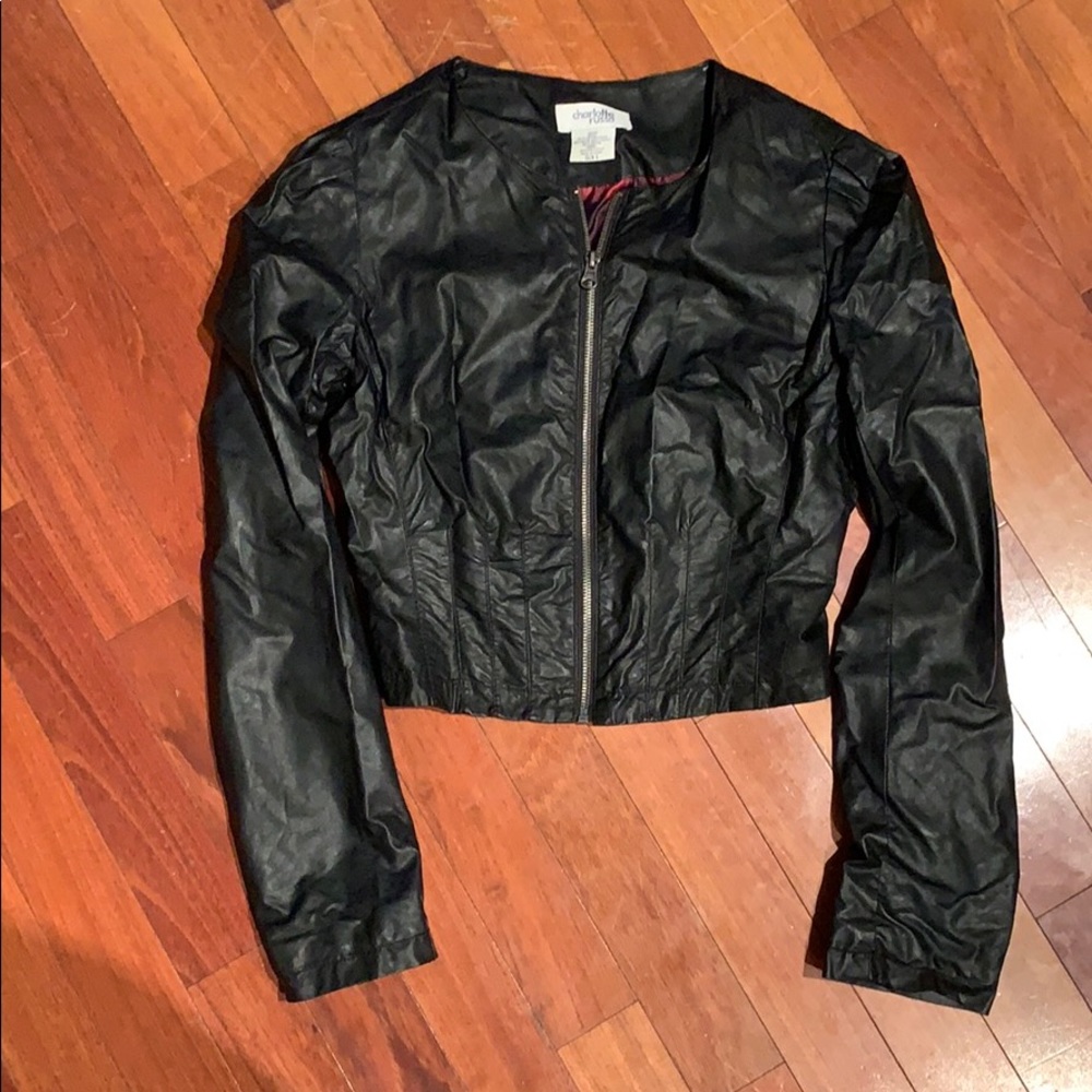 Faux Leather Jacket